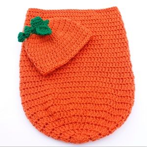 Pumpkin Hat with Cocoon